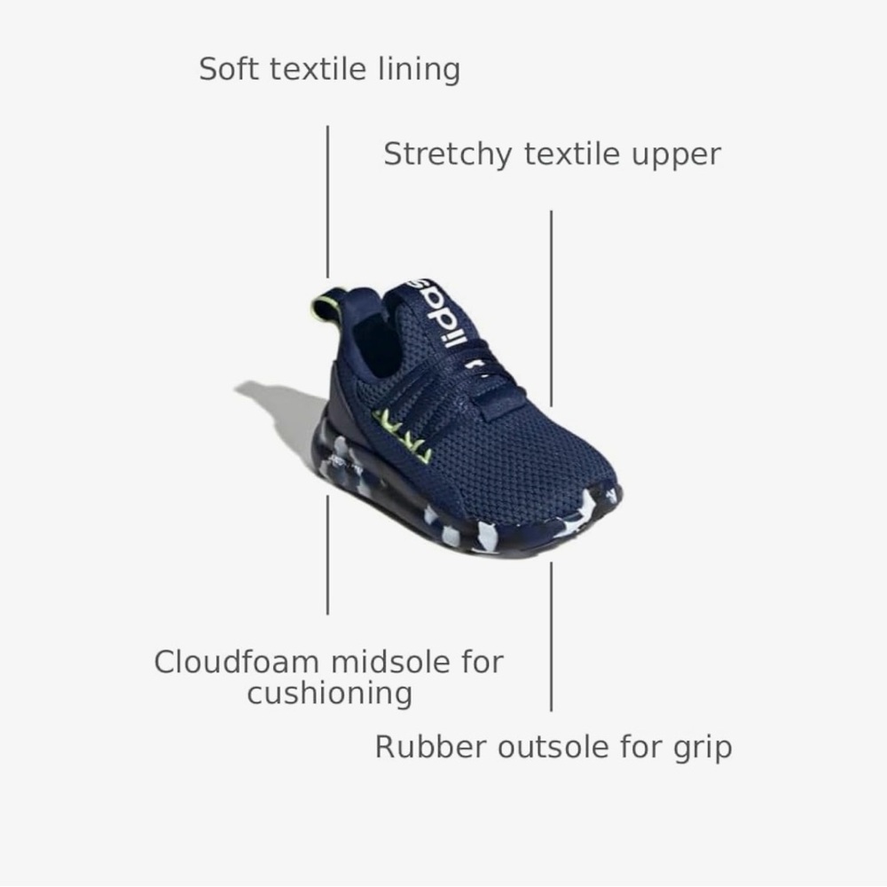 Adidas Unisex-Child Lite Racer Adapt 7.0 Sneaker